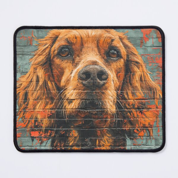 Item preview, Rustic Elegance Irish Setter - Urban Canine Mosaic designed and sold by StudiodeBoer.