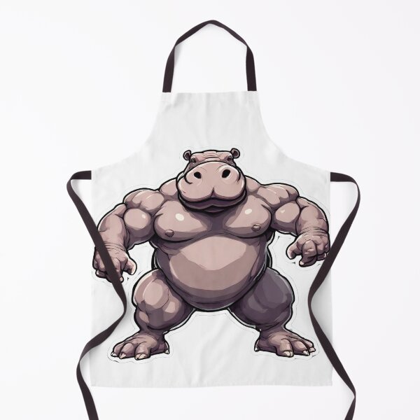 Item preview, Swole hippo designed and sold by 4estheticShop.