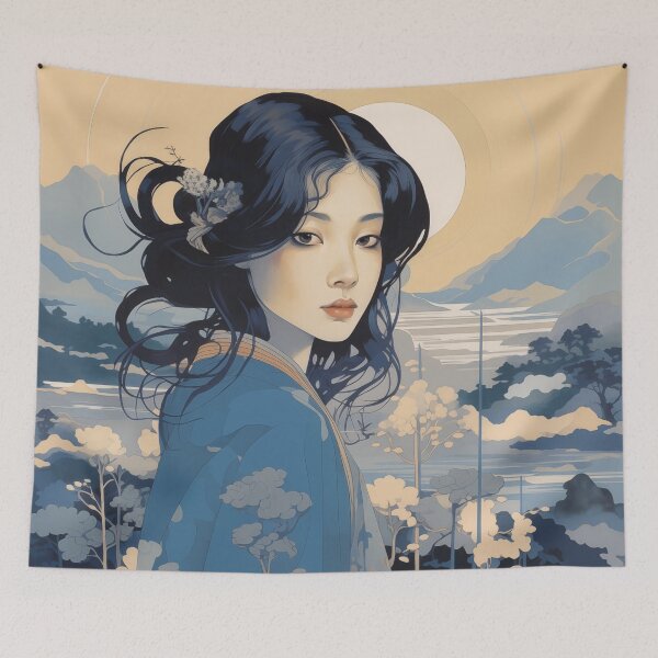 Item preview, Kyoto Portrait by Moonlight designed and sold by Nicholson Street Creative.