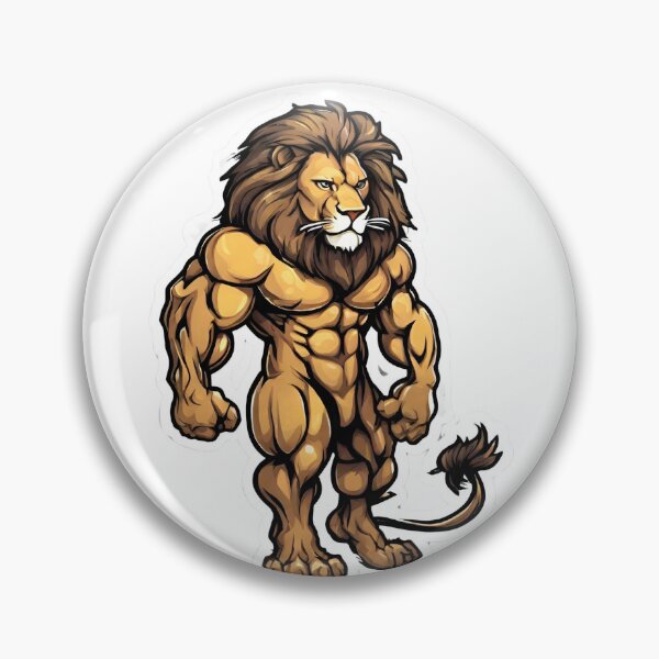 Item preview, Swole lion designed and sold by 4estheticShop.