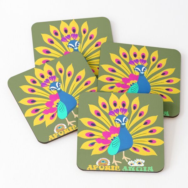 Item preview, Psychedelic Retro Peacock Gibberish designed and sold by Chubuter.