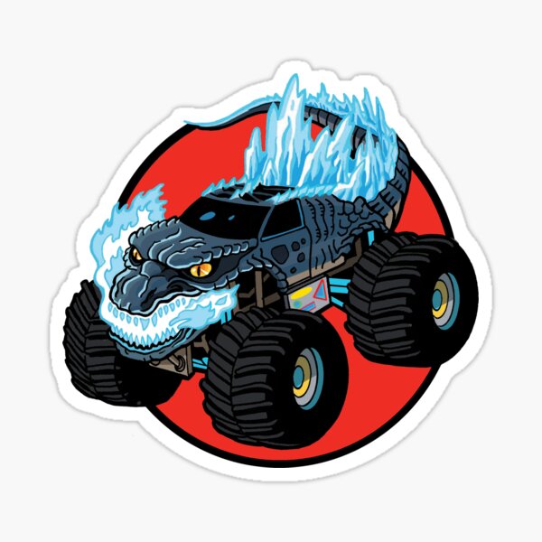 Kaiju Truck Gee14 Sticker