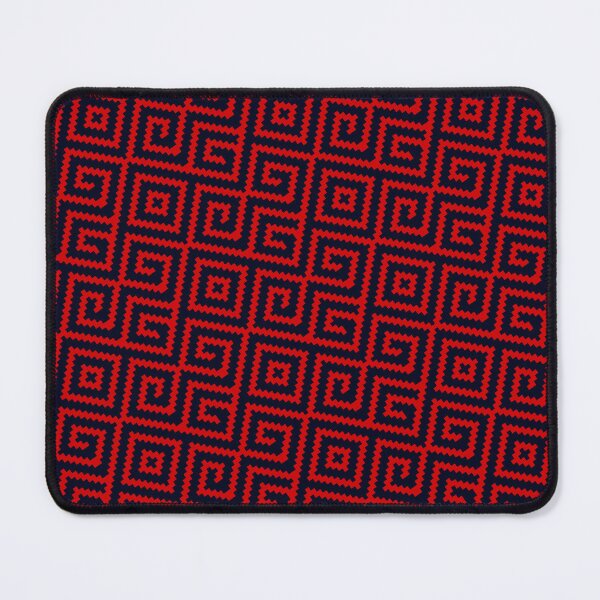 Item preview, Red & Blue Jagged Line Curls Infinite Endless Design designed and sold by Alchemy-A-La-G.