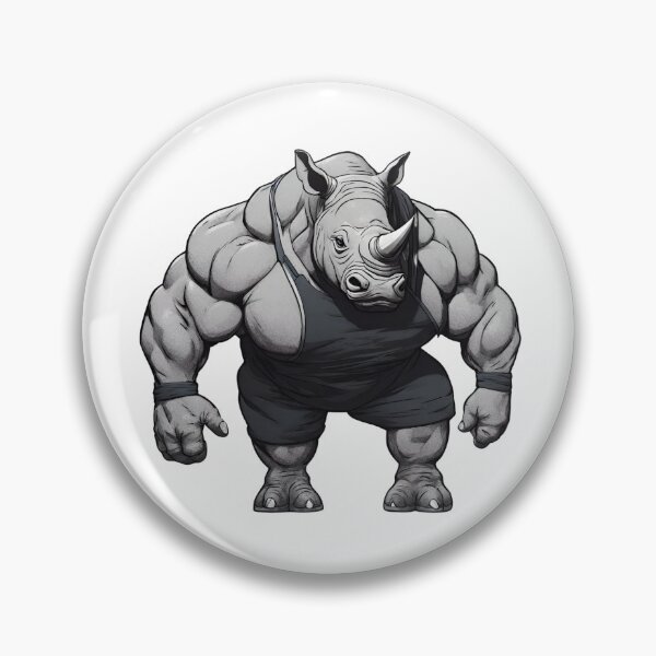 Item preview, Swole rhino designed and sold by 4estheticShop.