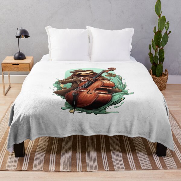 Item preview, The sloth clings to the double bass designed and sold by RalNix.