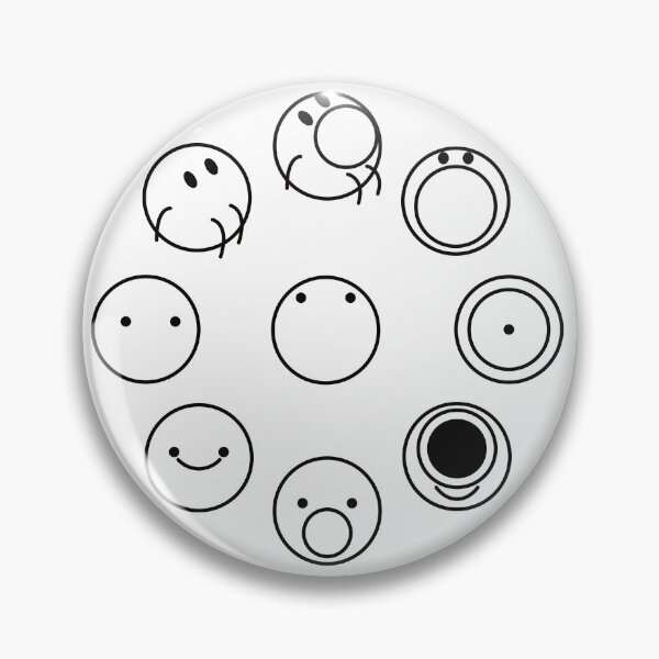 Item preview, circles with faces designed and sold by Johnsmind.