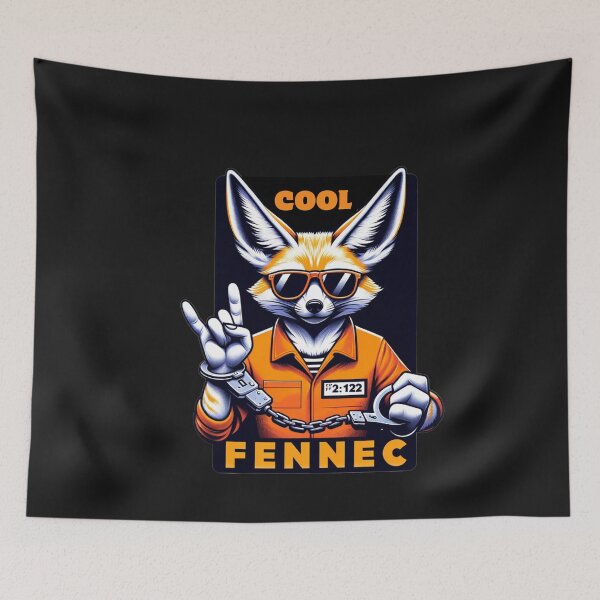 Item preview, Cool Fennec Fox designed and sold by DilouDilou.
