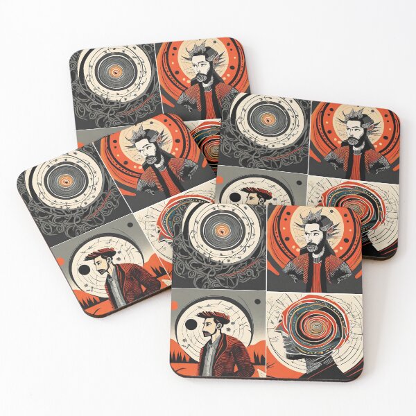 Item preview, Psychedelic figures designed and sold by Arthinkink.