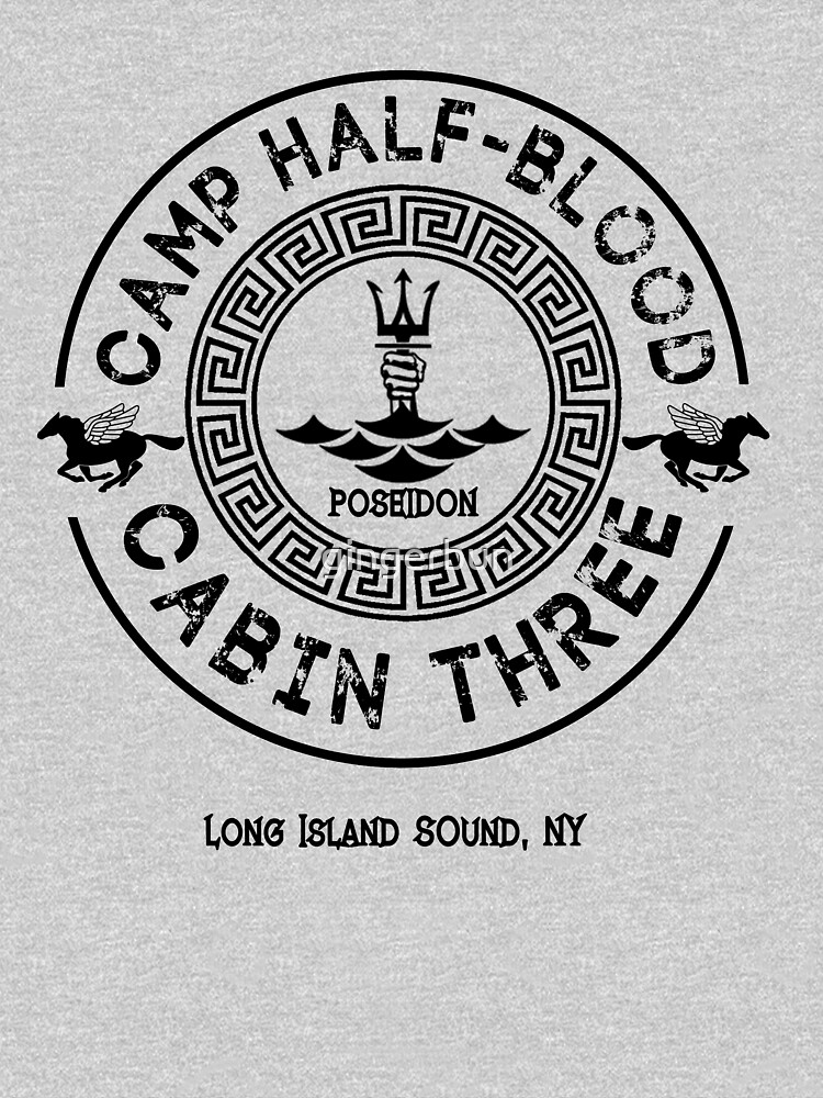  TOOLOUD Cabin 3 Poseidon Camp Half Blood Childrens T-Shirt -  Aquatic Blue - XS : Clothing, Shoes & Jewelry
