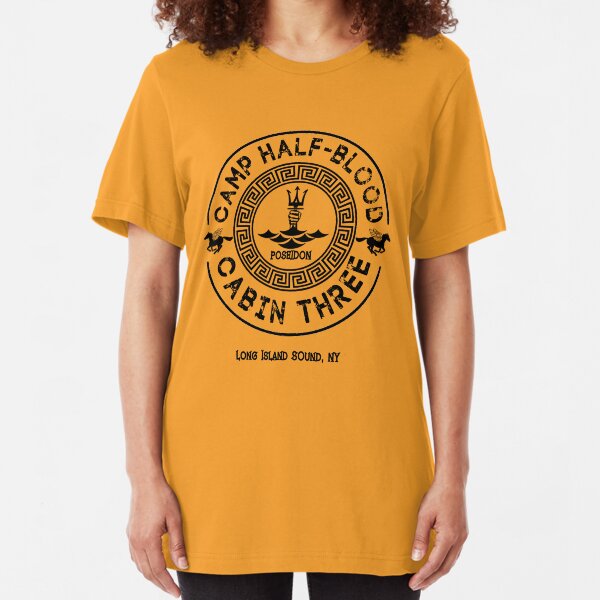 Percy Jackson - Camp Half-Blood - Cabin Three - Poseidon Slim Fit T-Shirt