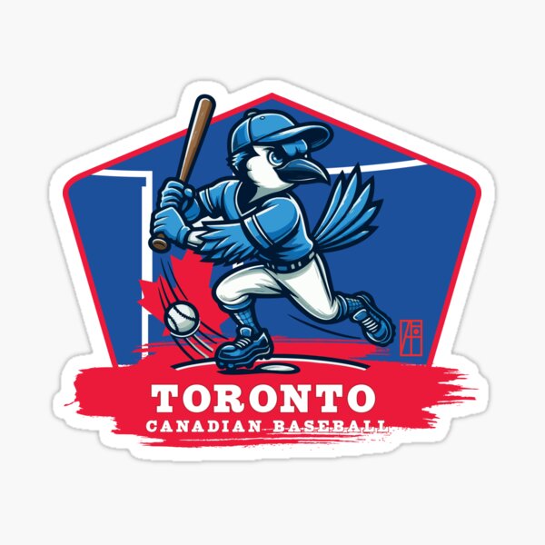 USA - Canadian BASEBALL - Toronto - Baseball mascot - Toronto baseball Sticker