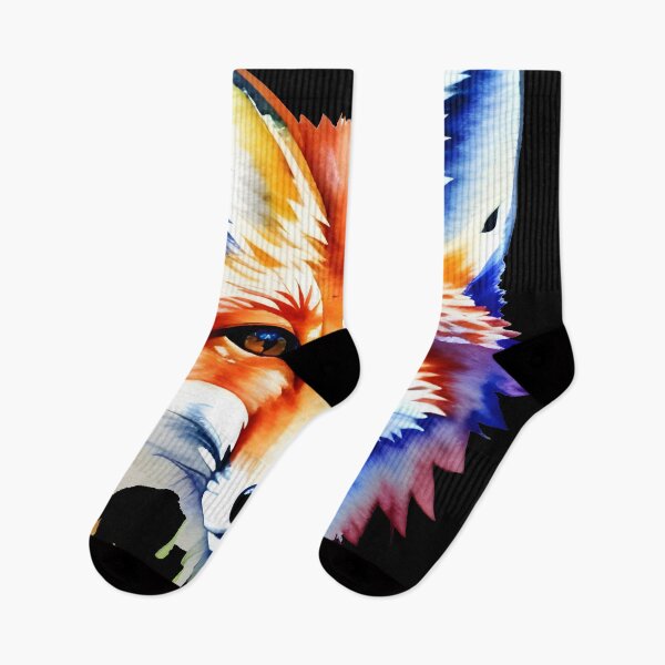 Item preview, Vibrant Watercolor Fox designed and sold by worldofwhisper.