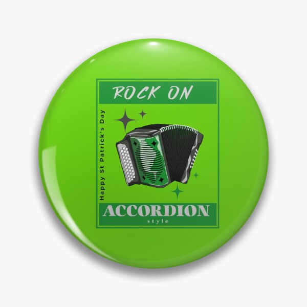Item preview, Rock On Accordion Style Happy St Patrick's Day designed and sold by Beverly Kempf.