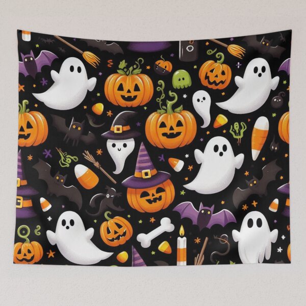 Item preview, Halloween Haunts Fabric Collection designed and sold by Rui Fernandes.