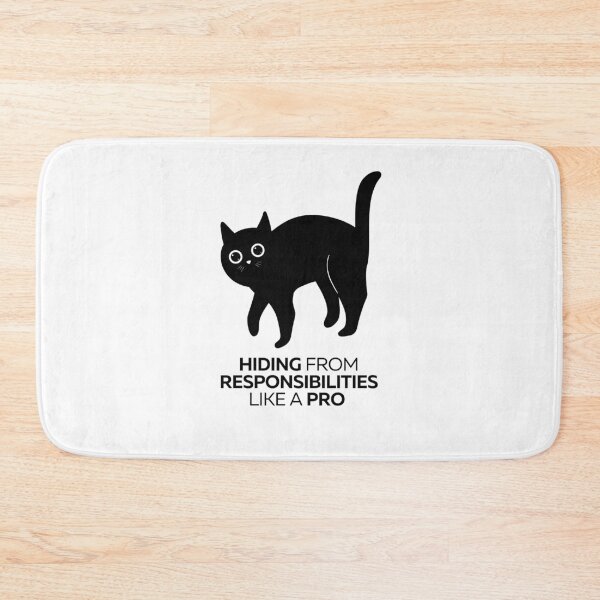Item preview, Hiding from responsibilities like a pro  | Cat Humor Design designed and sold by RM-Journey.