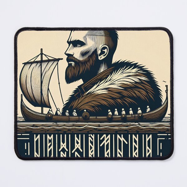 Item preview, Runic Viking Over Longship designed and sold by AEGIR-.