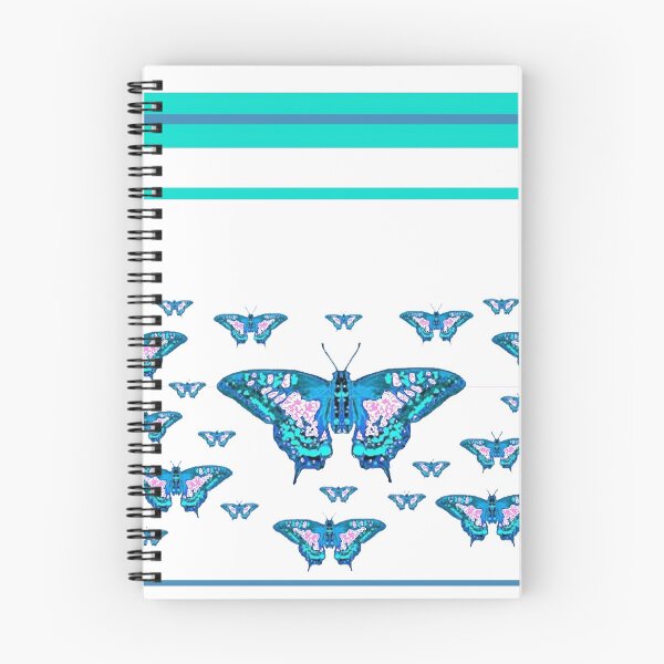 Item preview,  CONTEMPORARY LAGOON BLUE BUTTERFLIES designed and sold by sharlesart.