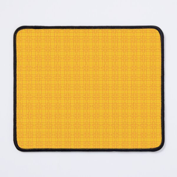 Item preview, Red & Yellow Cross Pyramid Blocks Infinite Endless Design designed and sold by Alchemy-A-La-G.