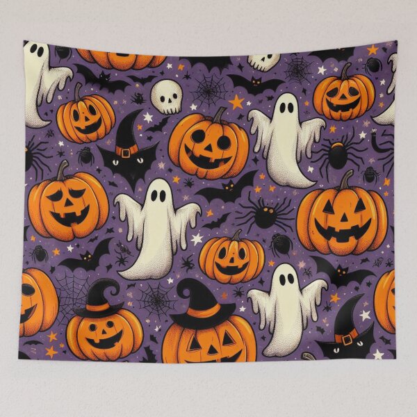 Item preview, Halloween Haunts Fabric Collection designed and sold by Rui Fernandes.