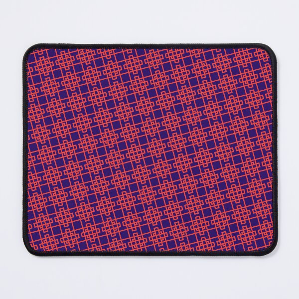 Item preview, Red & Blue Cross Pyramid Blocks Infinite Endless Design designed and sold by Alchemy-A-La-G.