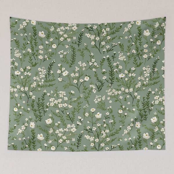 Item preview, Cottagecore Botanical Floral Herbs Plants Berries Pressed Flowers designed and sold by fluffstuffgifts.