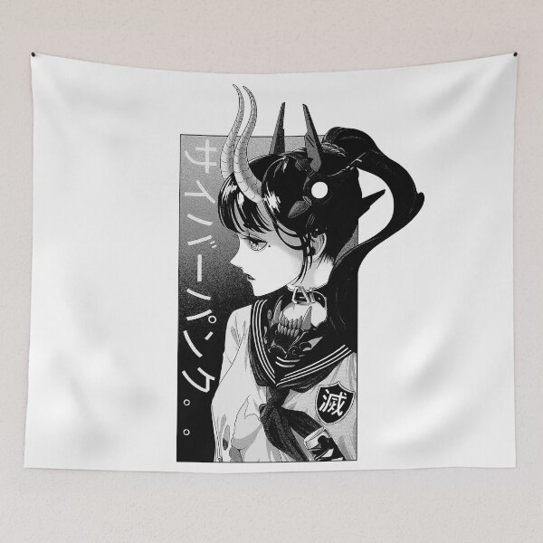 Item preview, Aesthetic Samurai Japanese Evil Girl  designed and sold by OWLvision33.