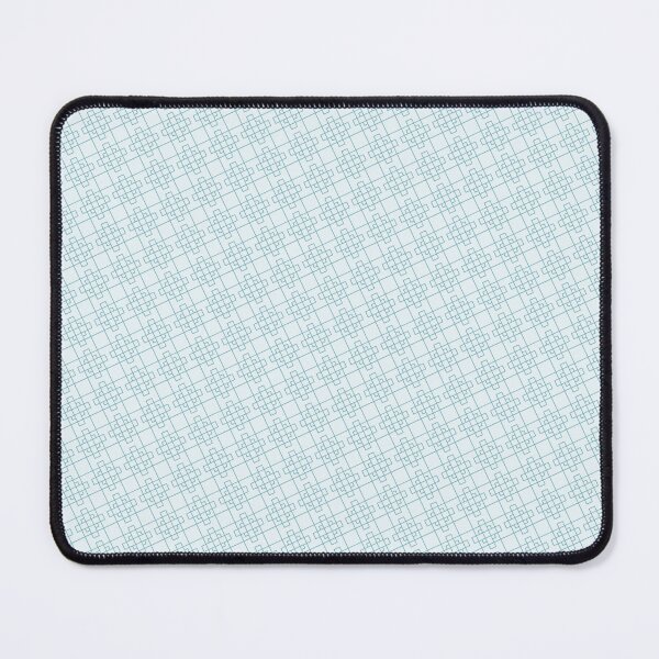 Item preview, White & Green Cross Pyramid Blocks Infinite Endless Design designed and sold by Alchemy-A-La-G.