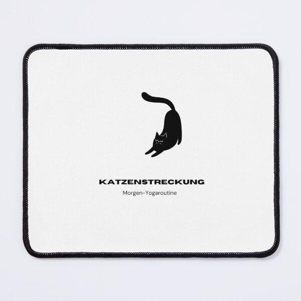 Item preview, Katzenstreckung - Morgen-Yogaroutine  | Yoga Cat Design designed and sold by RM-Journey.