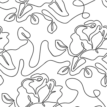 Artwork thumbnail, Line Roses by Pixyland