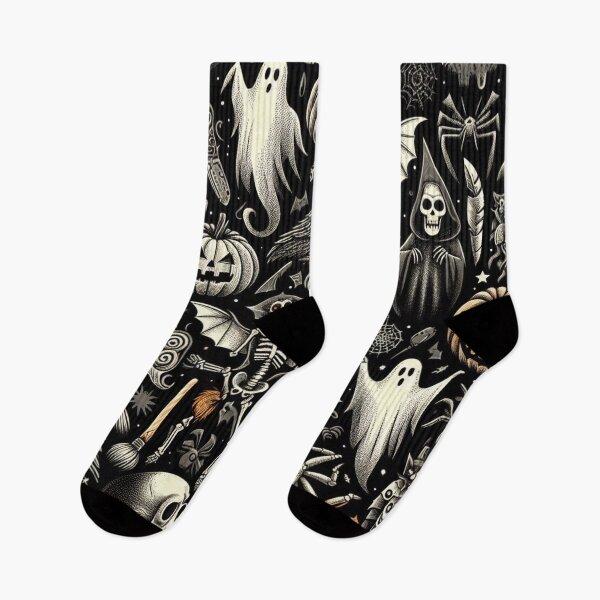 Item preview, Halloween Haunts Fabric Collection designed and sold by Rui Fernandes.
