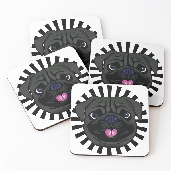 Item preview, black pug designed and sold by ArtisticVsion.