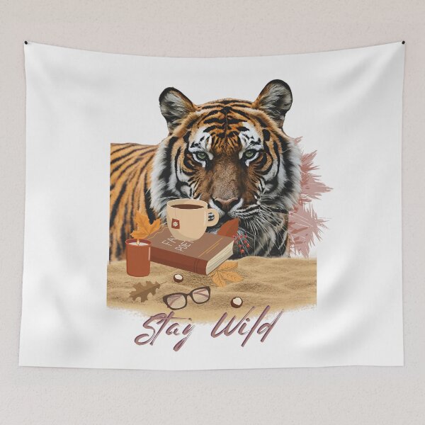 Item preview, Copy of Wild Quote leopard power Fashion modern fur designed and sold by Modern-Tropical.