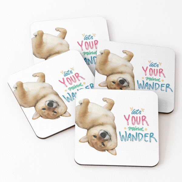 Item preview, Shiba Inu Mind Wander designed and sold by coolpixeltik.