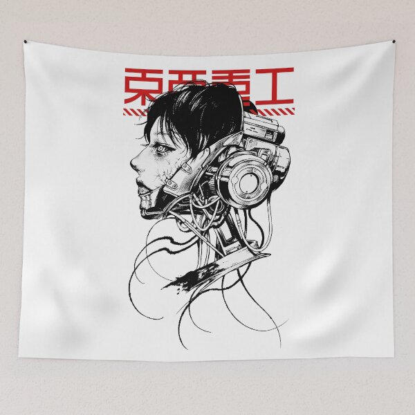 Item preview, Cyborg Geisha Cyberpunk  designed and sold by OWLvision33.