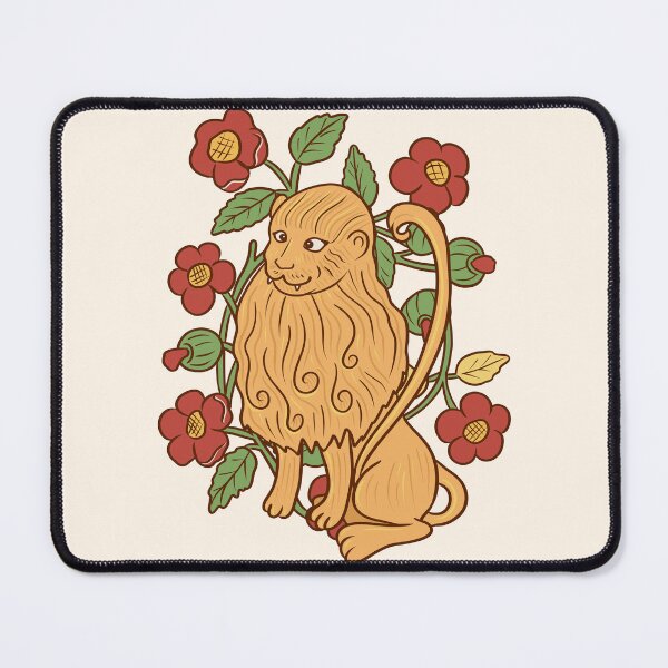Item preview, Cute Medieval Lion Colorful Drawing designed and sold by MariOyama.