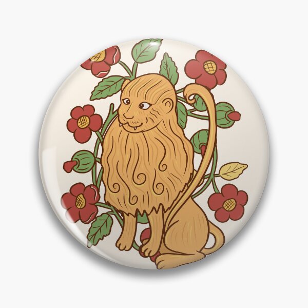 Item preview, Cute Medieval Lion Colorful Drawing designed and sold by MariOyama.