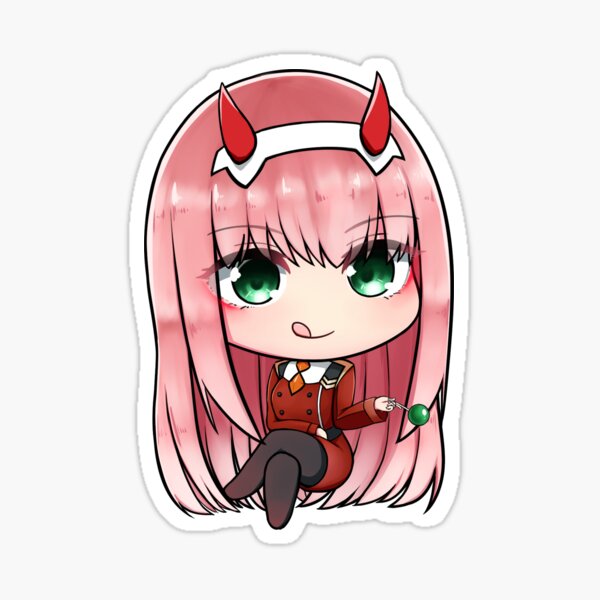 1pcs Anime DARLING in the FRANXX Cosplay Badge Cartoon Zero Two Pretty –  Letter Cry