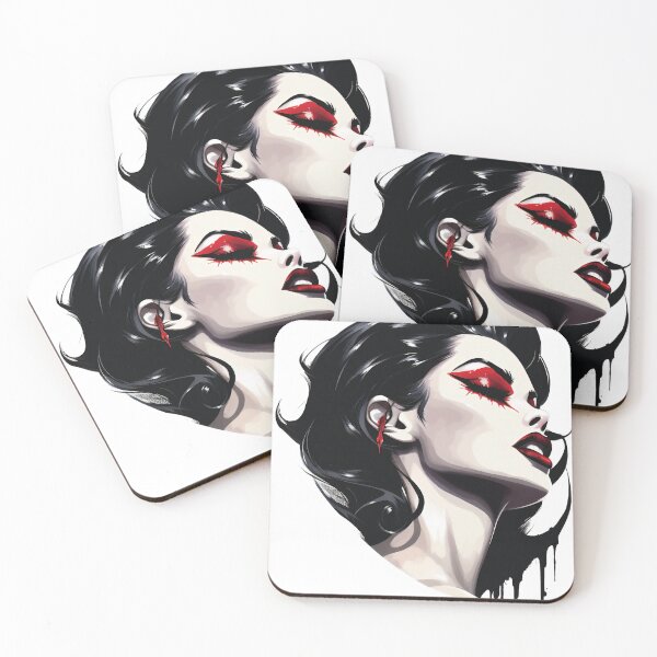 Item preview, sexy woman with red lips designed and sold by javierparra.