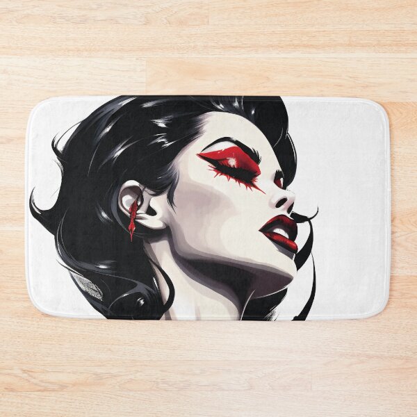 Item preview, sexy woman with red lips designed and sold by javierparra.