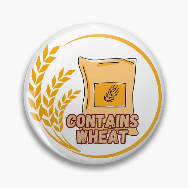 Item preview, Contains wheat, wheat sack and wheat illustration labels pack designed and sold by BritishDelights.
