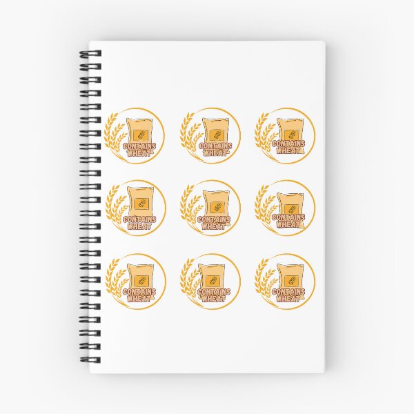 Item preview, Contains wheat, wheat sack and wheat illustration labels pack designed and sold by BritishDelights.
