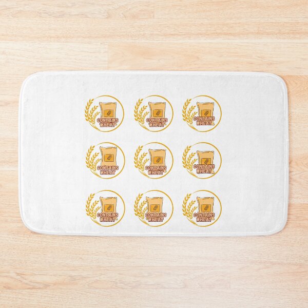 Item preview, Contains wheat, wheat sack and wheat illustration labels pack designed and sold by BritishDelights.