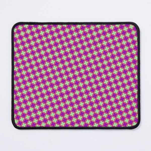 Item preview, Green & Purple Plus Symbols Red Background Endless Design designed and sold by Alchemy-A-La-G.