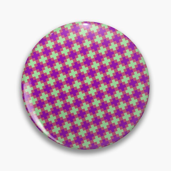 Item preview, Green & Purple Plus Symbols Red Background Endless Design designed and sold by Alchemy-A-La-G.