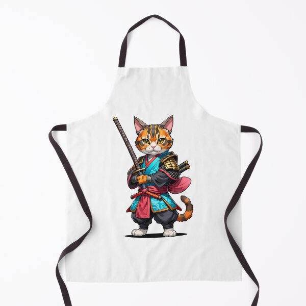 Item preview, Cat tortie samurai designed and sold by KorArtStudio.