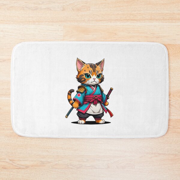 Item preview, Cute cat tortie samurai designed and sold by KorArtStudio.