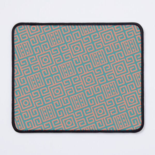 Item preview, Green & Orange Varying Tribal Symbols Sequence Endless Design designed and sold by Alchemy-A-La-G.
