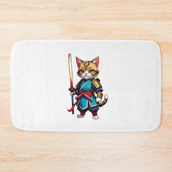 Item preview, Cool cat tortie samurai designed and sold by KorArtStudio.