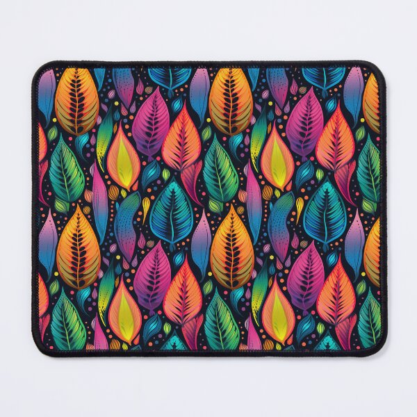 Item preview, Vibrant Veins: Rainbow Leaf Art designed and sold by pooshda.