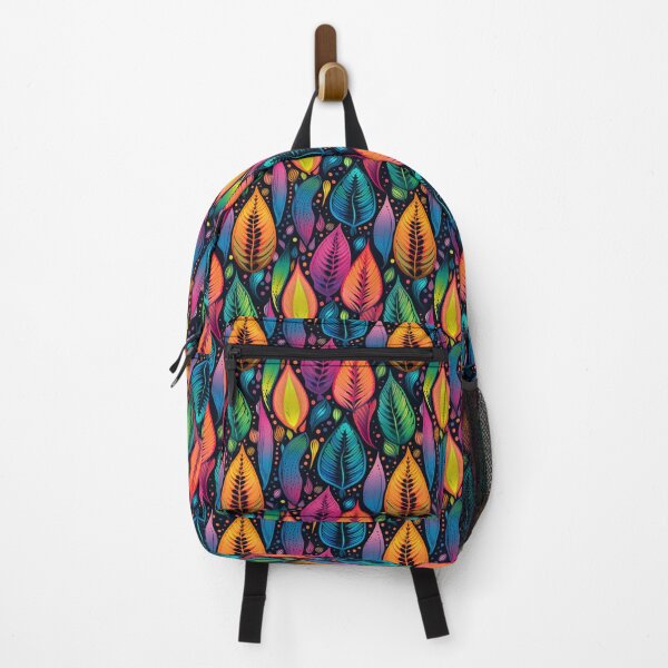 Item preview, Vibrant Veins: Rainbow Leaf Art designed and sold by pooshda.